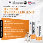 Sữa tắm cho chó cao cấp HYPONIC Hypoallergenic, dành cho chó con & chó lông ngắn