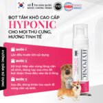 Bọt tắm khô cao cấp HYPONIC dành cho thú cưng, hương thơm tinh tế